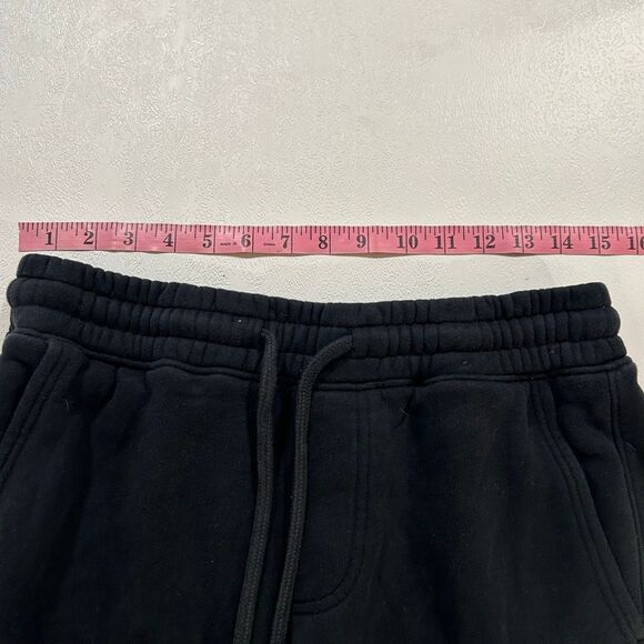 Hollister Women’s Small Black Fleece Sweat Shorts Soft Cozy Drawstring Lounge Sh - Picture 5 of 7